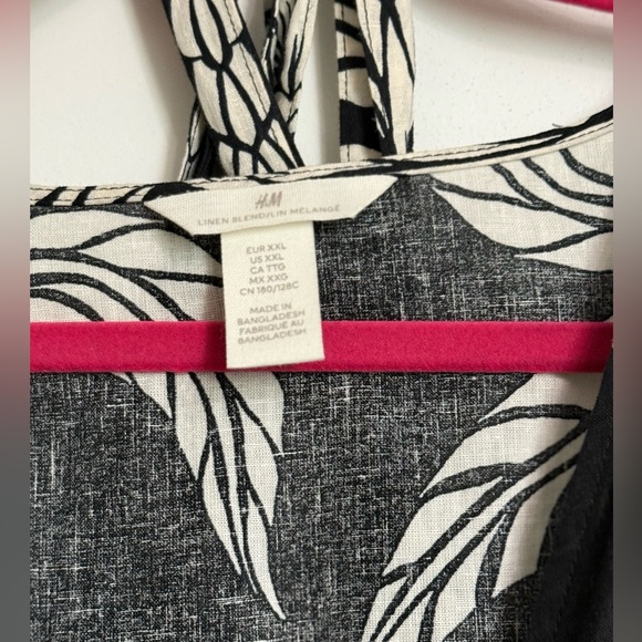 H & M Floral Wrap Dress XXL - Picture 2 of 4